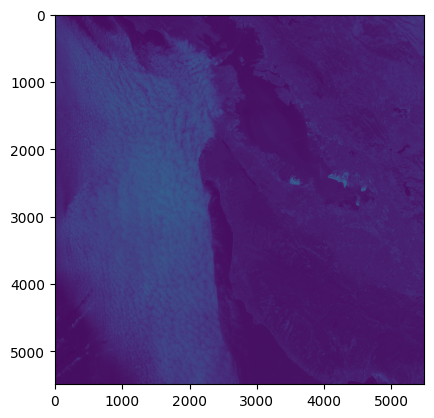 Sentinel-2 Band 5 output